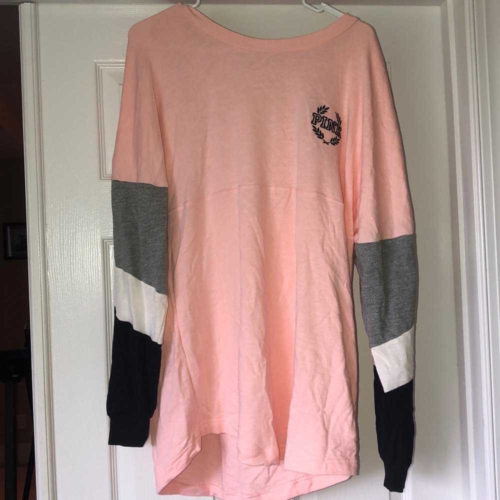 VS Pink long sleeve top size large